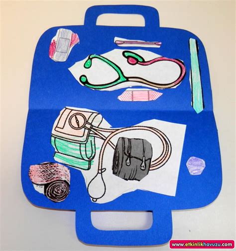 doctor craft for preschool|doctor bag free preschool.